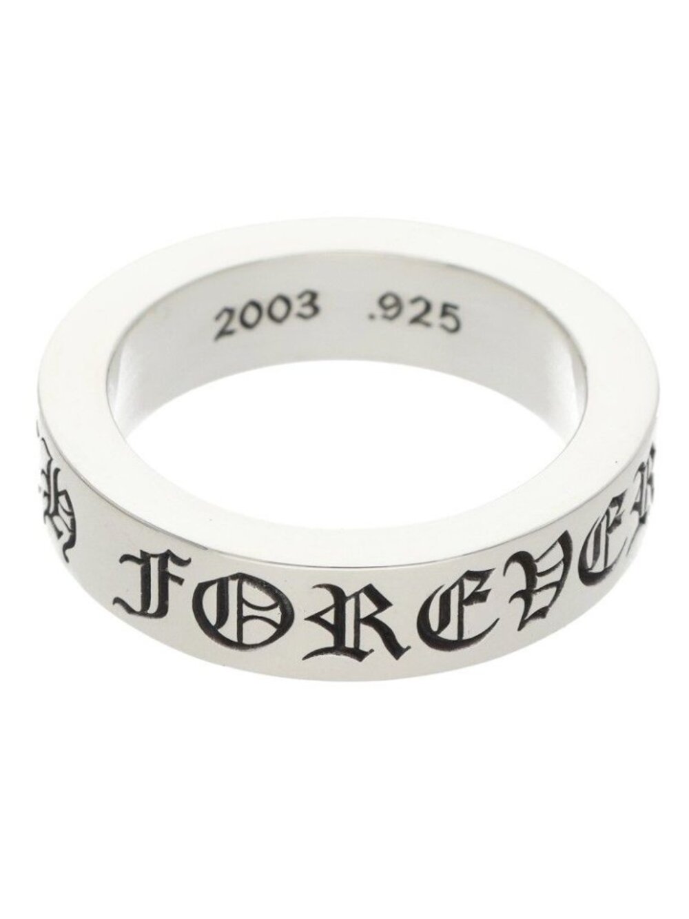 Chrome Hearts Spacer Forever Silver Ring